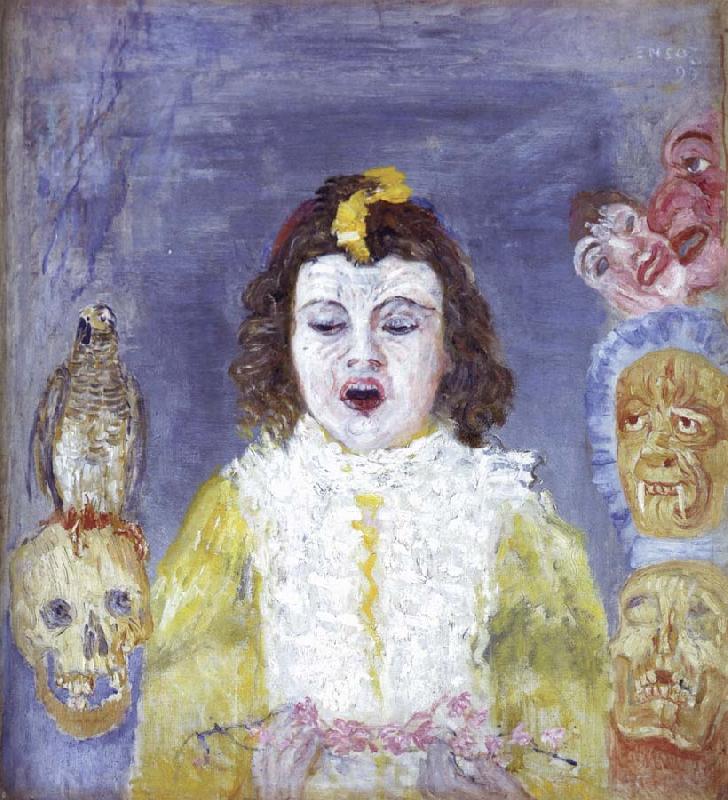 The Girl with Masks, James Ensor